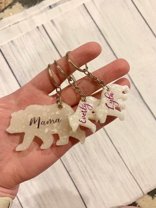 Breastmilk Bear Keychains Flourishing Forever